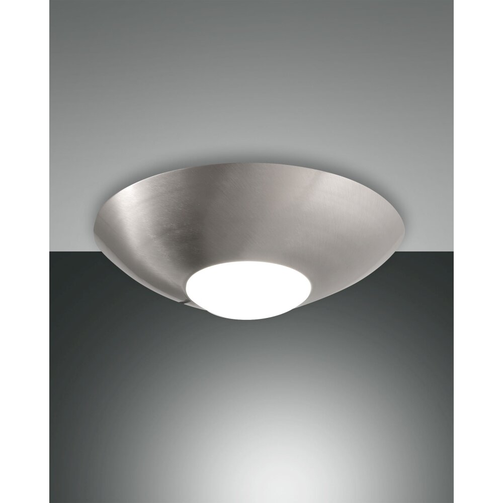 Fabas Luce Lizzy Lámpara de Techo LED Níquel-mate, 1 luz main product photo