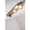Granada Lámpara de techo LED Níquel-mate, 3 luces