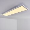 Salmi Lámpara de Techo LED Blanca, 1 luz, Mando a distancia, Cambia de color
