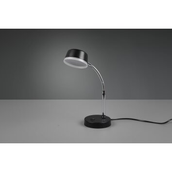 Reality Kiko Lámpara de mesa LED Negro, 1 luz