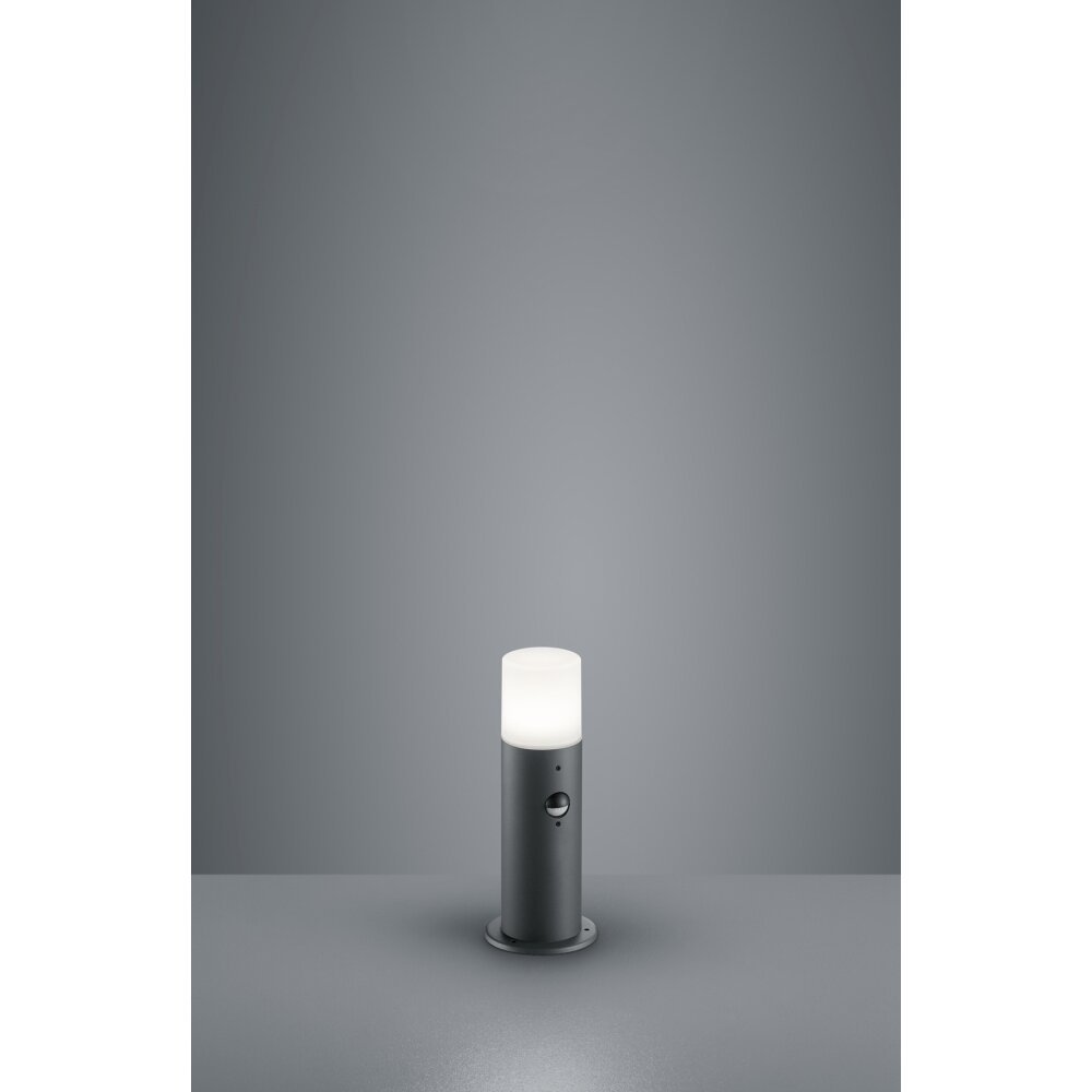 Trio HOOSIC Poste de Jardín Antracita, 1 luz, Sensor de movimiento main product photo