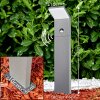 Korup Poste de Jardín LED Antracita, 1 luz, Sensor de movimiento