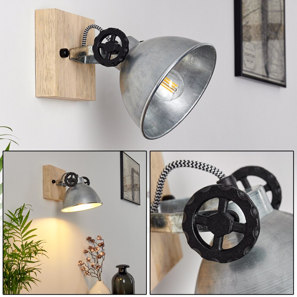 Svanfolk Lámpara de Techo Marrón, Negro, Galvanizado, 1 luz main product photo