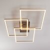 Cheka Lámpara de Techo LED Aluminio, 3 luces, Mando a distancia