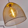 Wesa Lámpara Colgante marrón oscuro, Níquel-mate, 1 luz Wesa Lámpara Colgante marrón oscuro, Níquel-mate, 1 luz