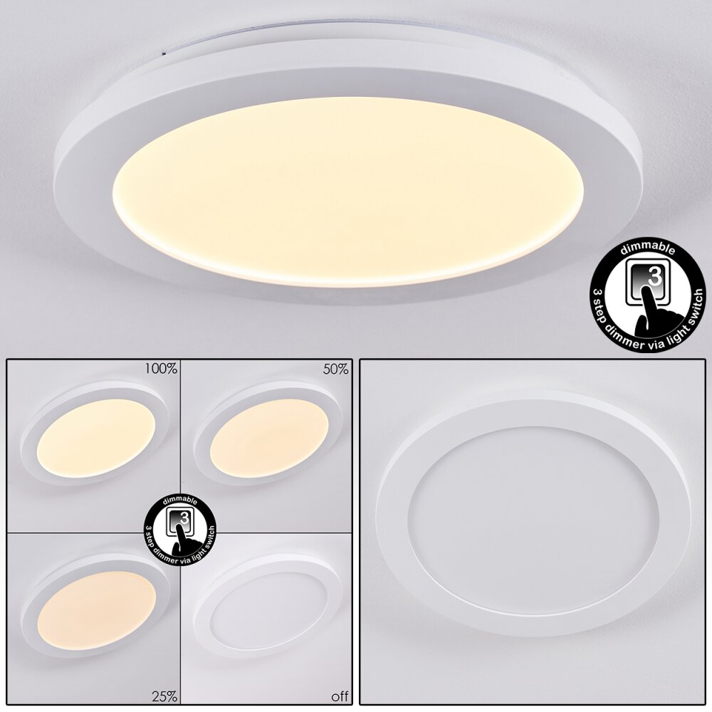 Siguna Lámpara de Techo LED Blanca, 1 luz main product photo
