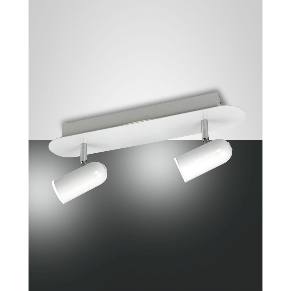 Fabas Luce Spotty Lámpara de Techo LED Blanca, 2 luces main product photo