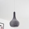 Alenhoven Lámpara Colgante Gris, 1 luz