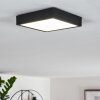 Kragos Lámpara de Techo LED Negro, 1 luz