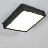 Kragos Lámpara de Techo LED Negro, 1 luz