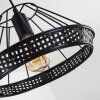 Awali Lámpara Colgante Negro, 1 luz