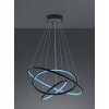 Trio Aaron Lámpara Colgante LED Antracita, 1 luz, Mando a distancia, Cambia de color