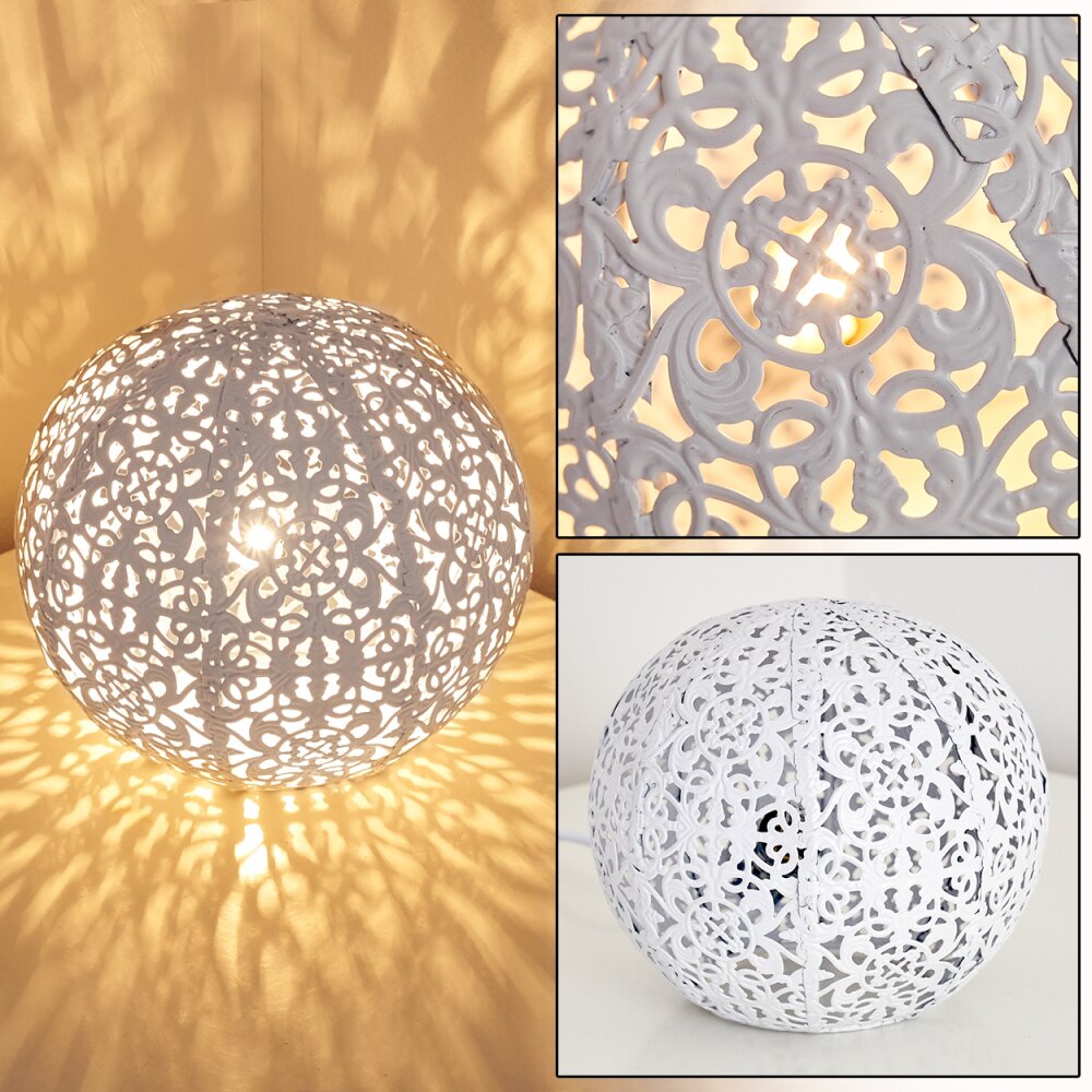 Kobenhavn Lámpara de Mesa Blanca, 1 luz main product photo