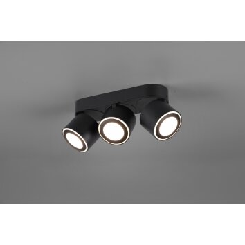 Trio Taurus Lámpara de Techo LED Negro, 6 luces