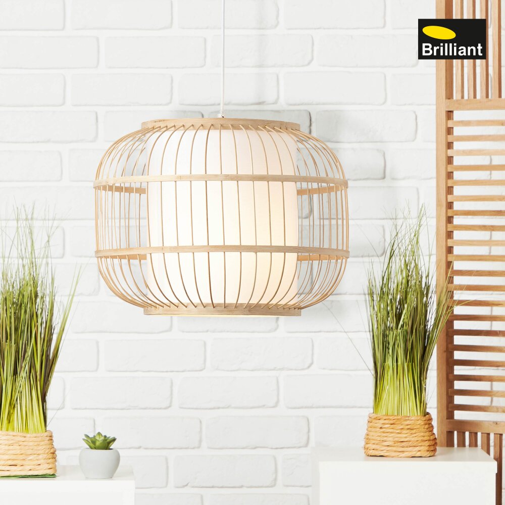 Brilliant Bones Lámpara Colgante Marrón, Blanca, 1 luz main product photo