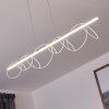 Jimma Lámpara Colgante LED Blanca, 8 luces