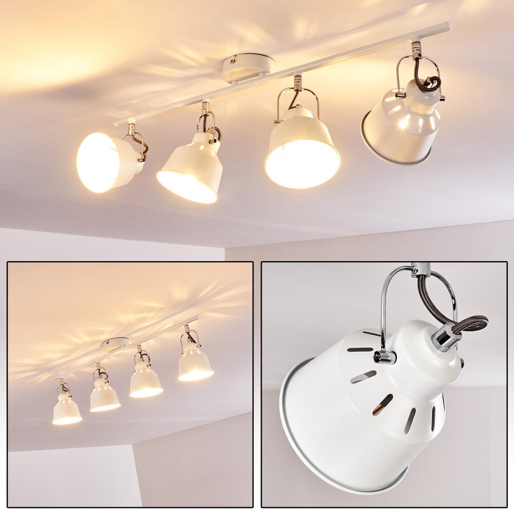 Safari Lámpara de Techo Blanca, 4 luces main product photo
