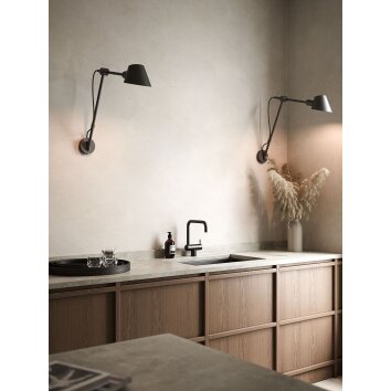 Design For The People by Nordlux STAY Aplique Negro, 1 luz