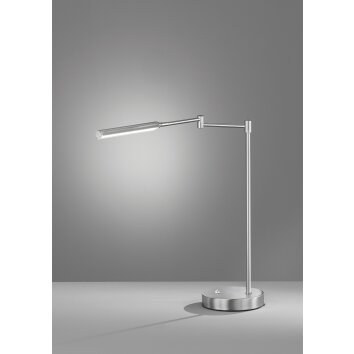 Fischer & Honsel  Nami Lámpara de mesa LED Níquel-mate, 1 luz