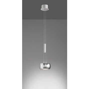 Fischer & Honsel  Colette Lámpara Colgante LED Níquel-mate, 1 luz