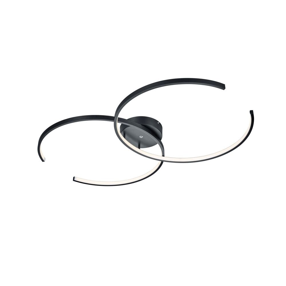 Lámpara de Techo Trio Leuchten WIZ CITIZEN LED Negro, 2 luces, Mando a distancia, Cambia de color main product photo