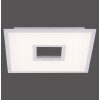 Leuchten-Direkt RECESS Lámpara de Techo LED Blanca, 2 luces, Mando a distancia, Cambia de color