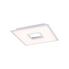 Leuchten-Direkt RECESS Lámpara de Techo LED Blanca, 2 luces, Mando a distancia, Cambia de color