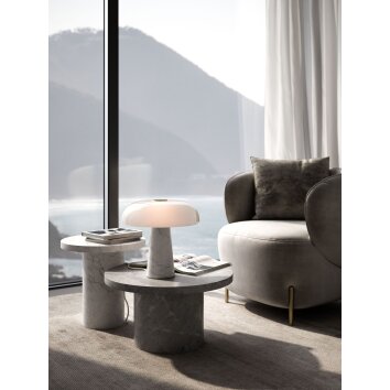 Design For The People by Nordlux GLOSSY Lámpara de mesa Blanca, 1 luz