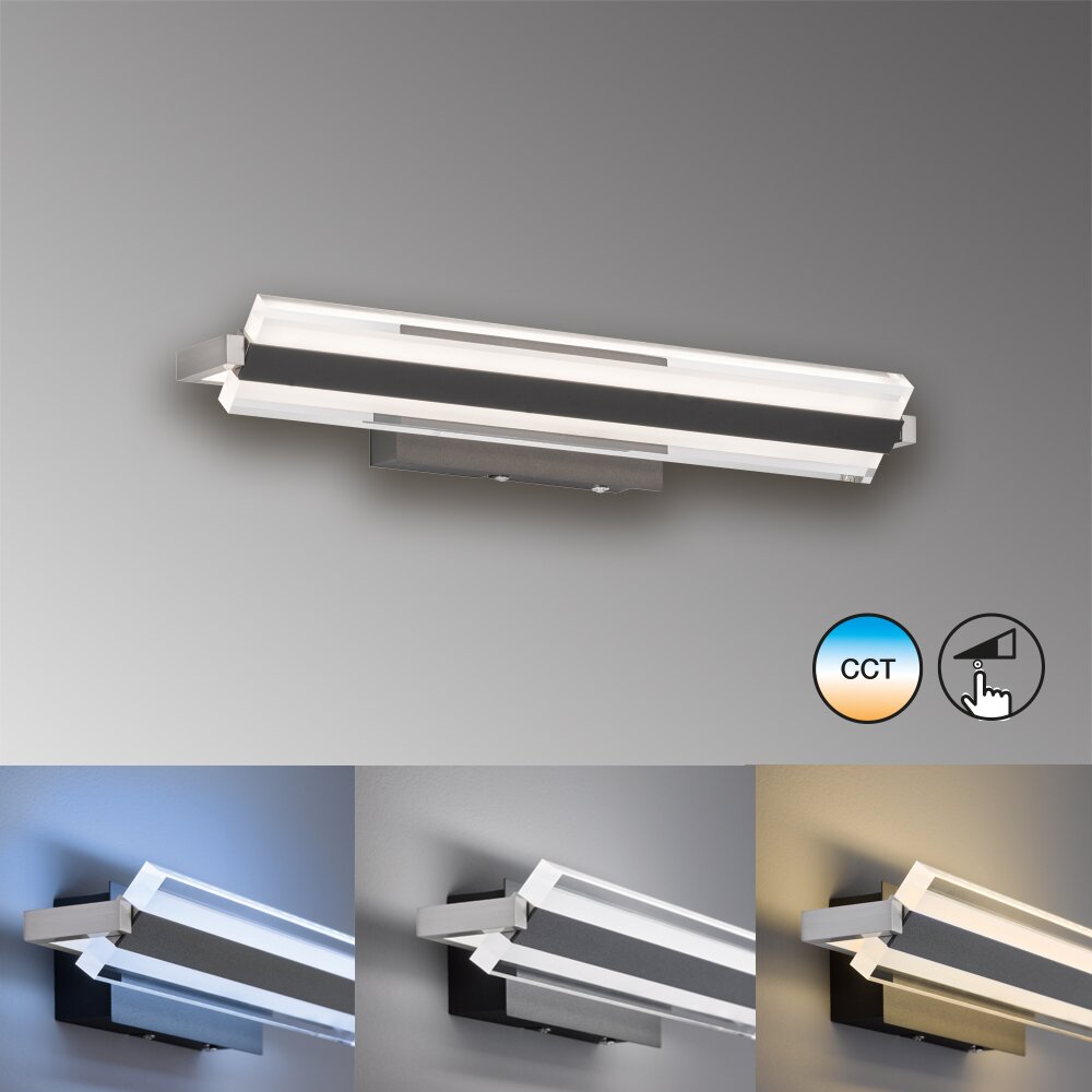 Fischer & Honsel Paros TW Aplique LED Negro, 1 luz main product photo