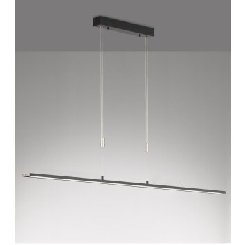 Fischer & Honsel  Metz TW Lámpara Colgante LED Negro, 1 luz