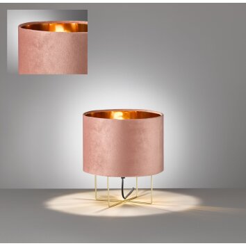 Fischer & Honsel  Aura Lámpara de mesa Rojo, 1 luz