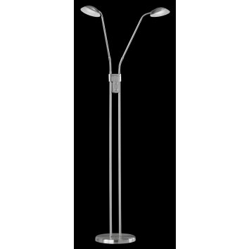 Fischer & Honsel  Pool TW Lámpara de Pie LED Níquel-mate, 2 luces, Sensor de movimiento