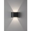 Fischer & Honsel  Wall Aplique LED Negro, 2 luces