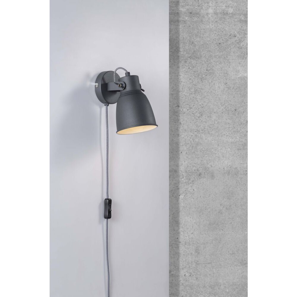 Nordlux ADRIAN Aplique Antracita, 1 luz main product photo