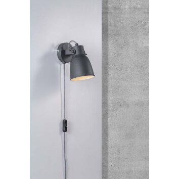 Nordlux ADRIAN Aplique Antracita, 1 luz