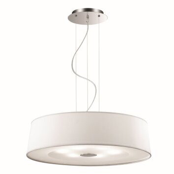 Ideal Lux HILTON Lámpara Colgante Blanca, 6 luces