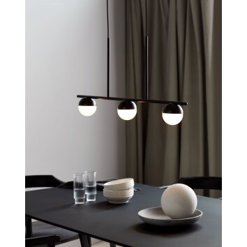 Nordlux CONTINA Lámpara Colgante Negro, 3 luces