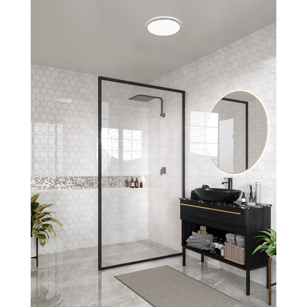 Nordlux THEROS Lámpara de Techo LED Cromo, 1 luz main product photo