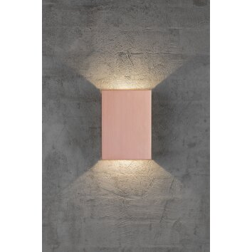 Nordlux FOLD Aplique para exterior LED Cobre, 2 luces