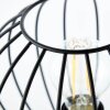 Brilliant SORANA Lámpara de mesa Madera oscura, Negro, 1 luz