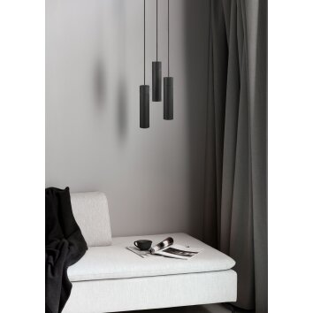 Nordlux TILO Lámpara Colgante Negro, 3 luces