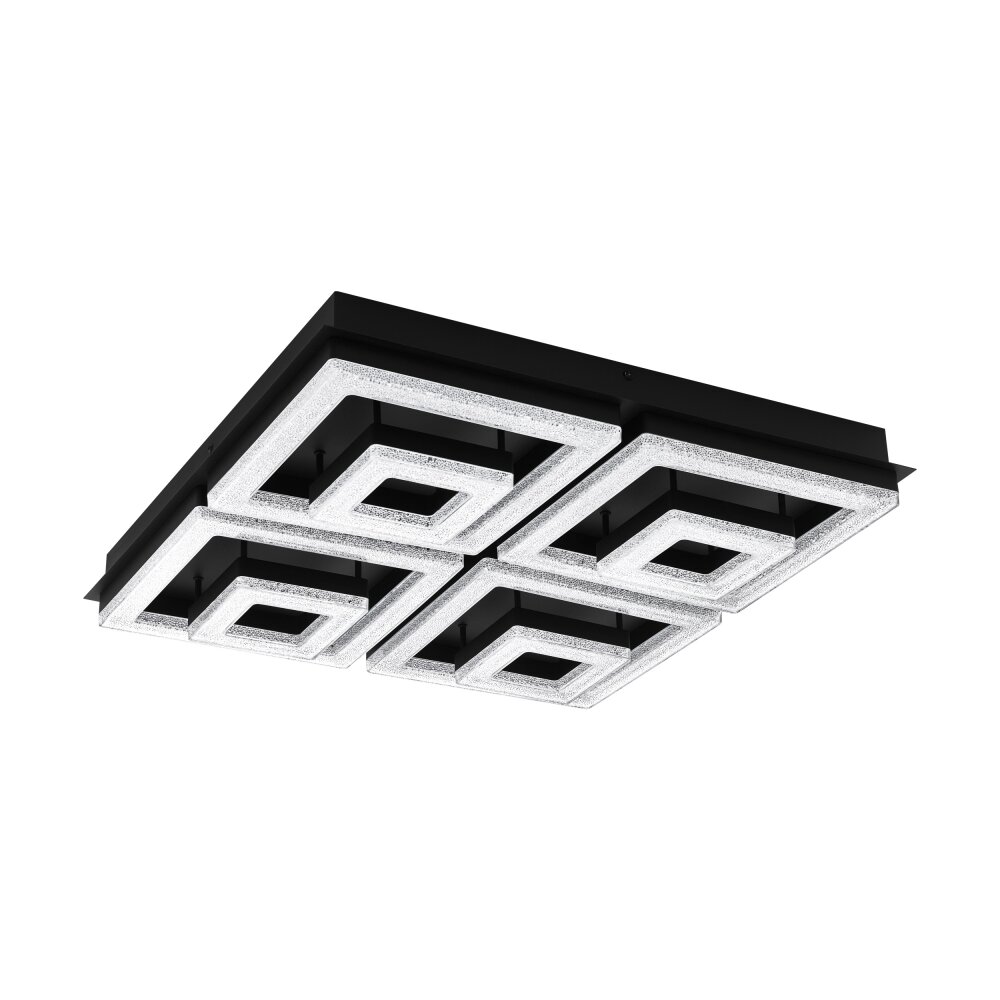 Eglo FRADELO Lámpara de Techo LED Negro, 1 luz main product photo