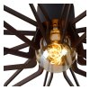 Lucide ZIDANE Lámpara de Techo Negro, 1 luz