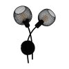 Eglo WRINGTON Aplique Negro, 2 luces