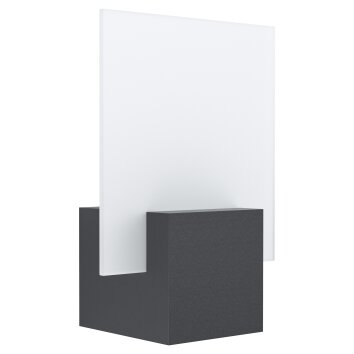 Eglo ADAMELLO Aplique para exterior LED Negro, 1 luz Eglo ADAMELLO Aplique para exterior LED Negro, 1 luz