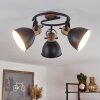 Banjul Lámpara de Techo Negro, 3 luces