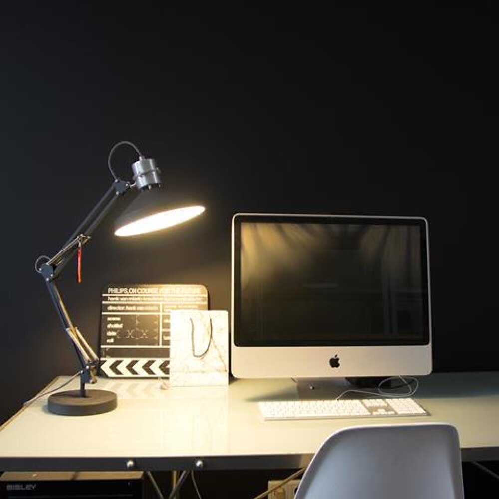 Steinhauer Zappa Lámpara de Mesa Negro, 1 luz main product photo