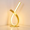 Lámpara de Mesa Medle LED dorado, 1 luz