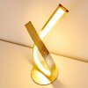 Lámpara de Mesa Medle LED dorado, 1 luz