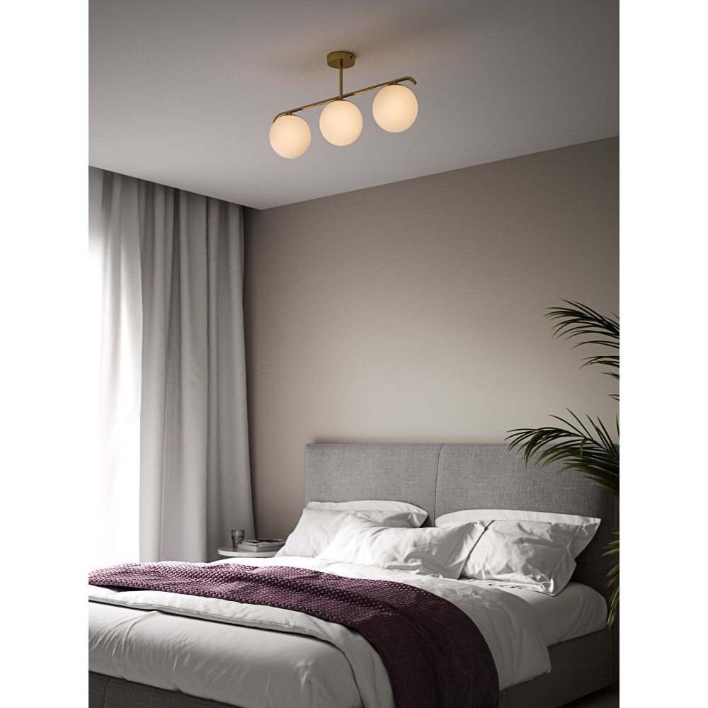 Nordlux GRANT Lámpara de Techo Latón, 3 luces main product photo